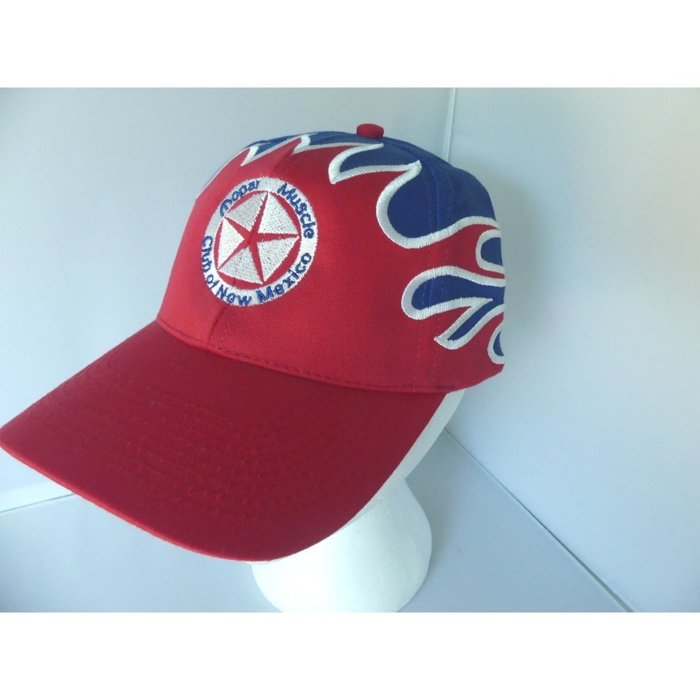 Otto Mopar Muscle Car Club of New Mexico Hat Flame Embroidered Baseball Cap